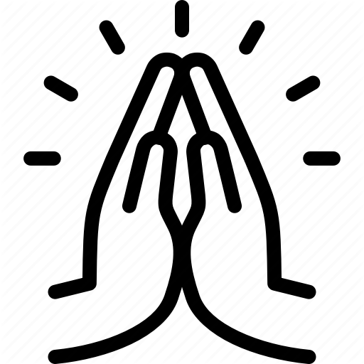 512x512 Funeral, Hand, Hope, Pray Icon