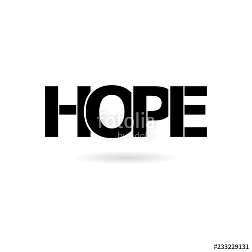 500x500 Black Hope Icon Or Logo Stock Photo And Royalty Free Images