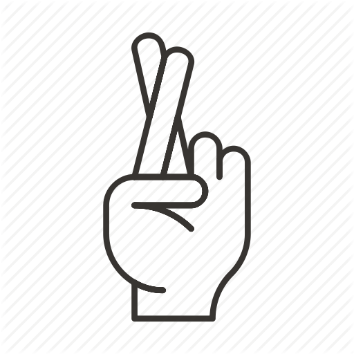 512x512 Cross, Finger, Gesture, Gestures, Hand, Hands, Hope Icon