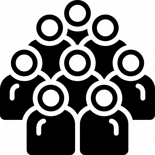 512x512 Concourse, Crowd, Horde, Mob, Multitude, People Icon
