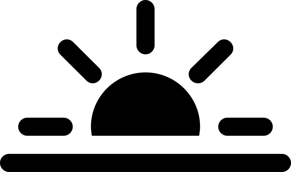 980x582 Sun Horizon F Png Icon Free Download