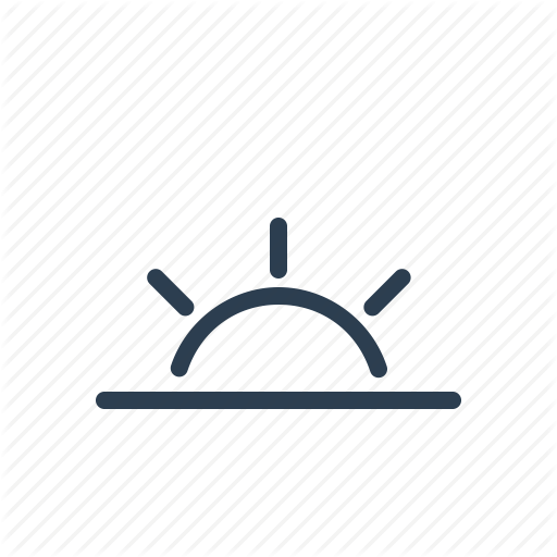 512x512 Dawn, Evening, Horizon, Morning, Sun, Sunrise, Sunset Icon