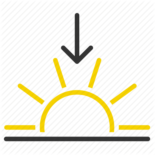 512x512 Down, Evening, Horizon, Sun, Sun Down, Sunset Icon