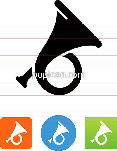 400x514 Vector Horn Icon