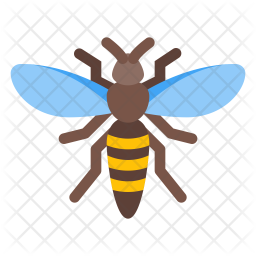 256x256 Hornet Icon Of Flat Style