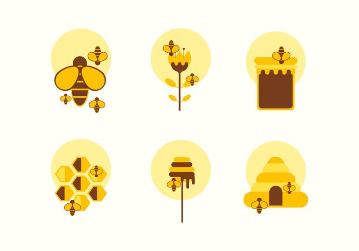 700x490 Flat Hornet Icon Set