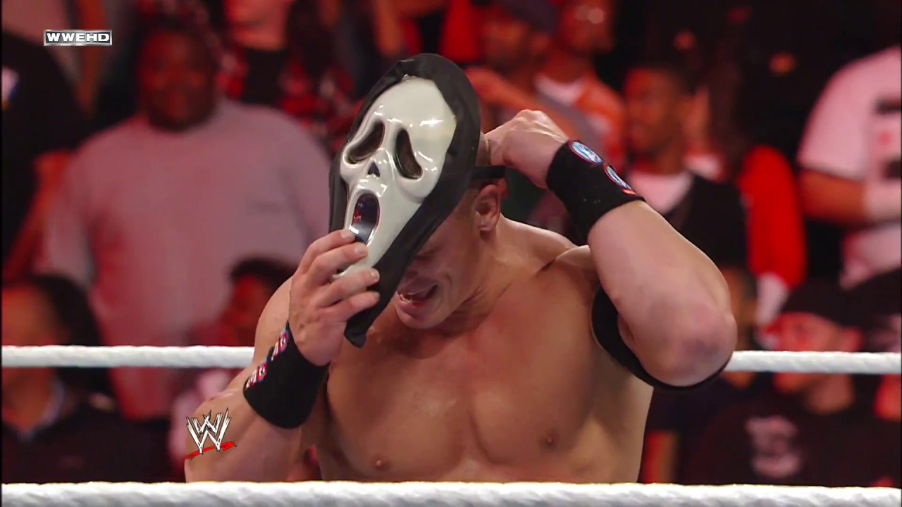 1280x720 A Horror Movie Icon Attacks John Cena Raw, Oct