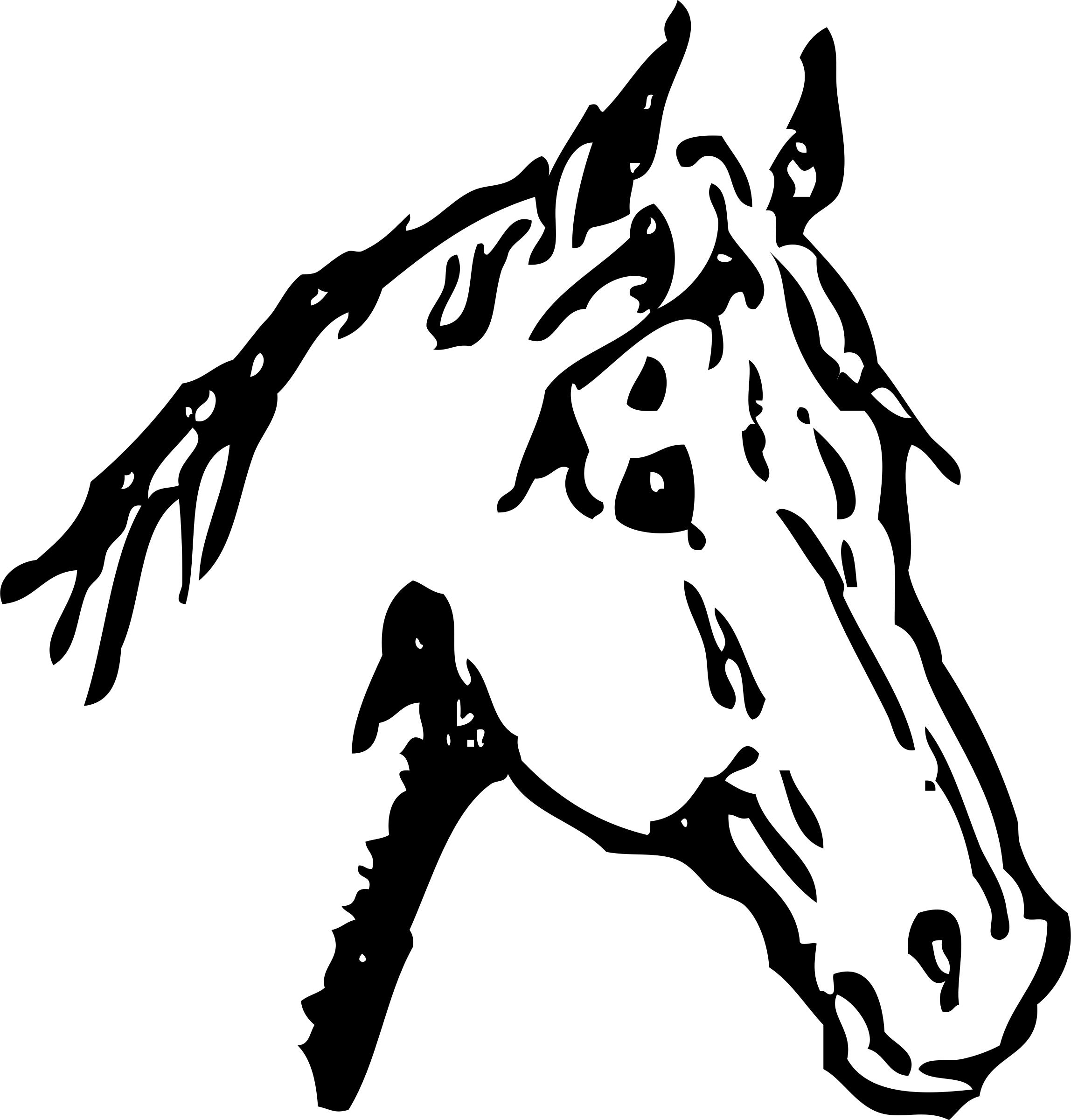 2296x2400 Horse Head Icons Png