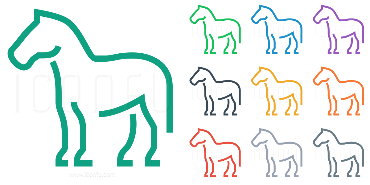 1200x600 Horse Icon