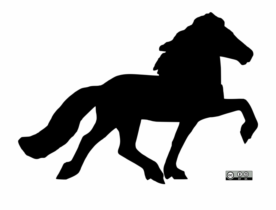 920x698 Icelandic Horse Silhouette