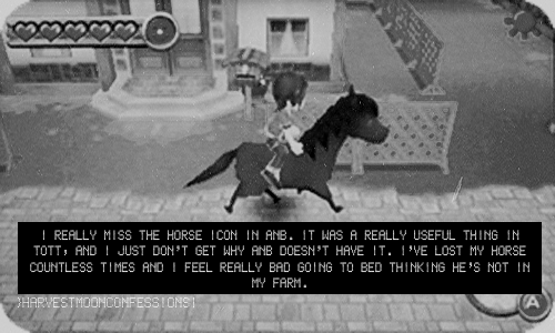 Harvest Moon Confessions I Really Miss The Horse Icon In Anb It 500x300 Harvest Moon Confessions I Really Miss The Horse Icon In Anb It