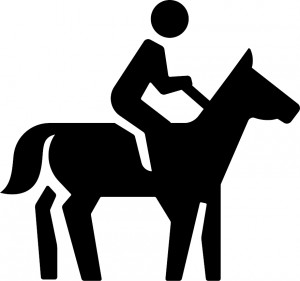 300x281 Horseback Riding Icon