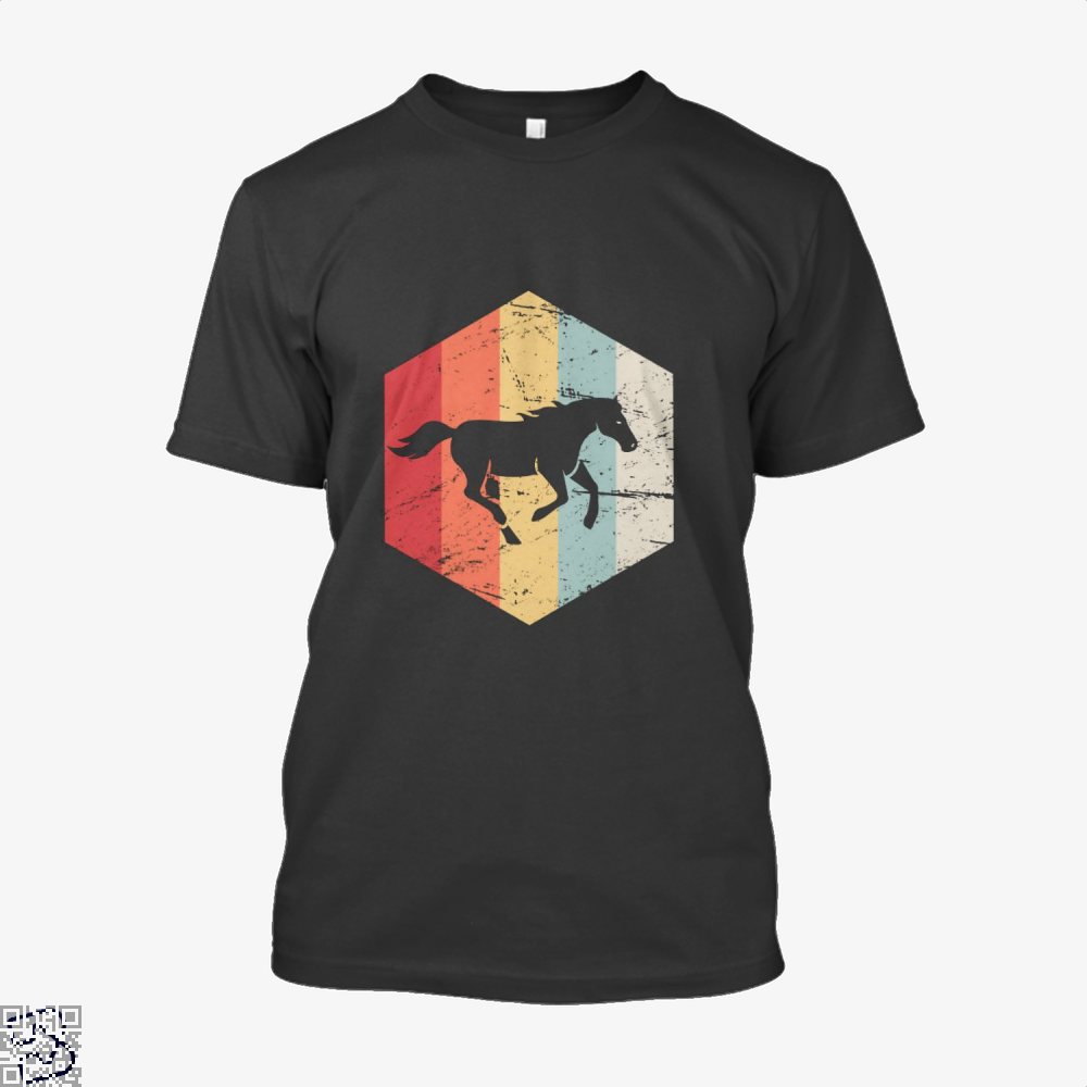 1000x1000 Retro Horse Horseback Riding Icon Shirt Bapup Store
