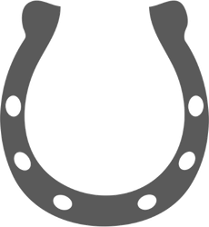 230x250 Horseshoe Icon Sticker