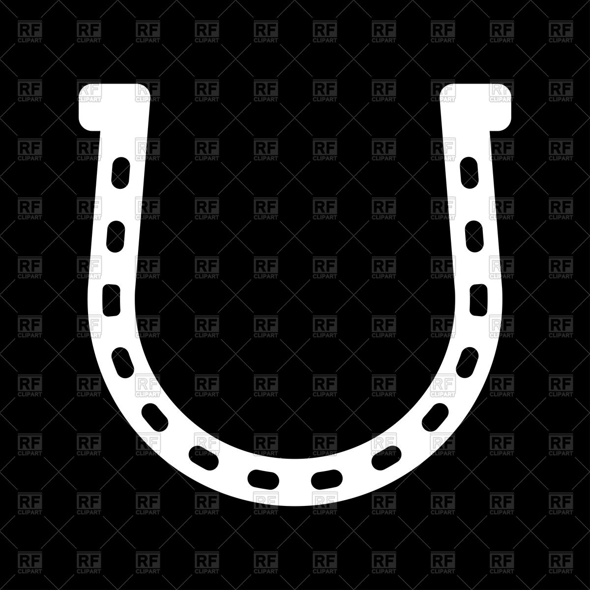 1200x1200 Horseshoe Icon Vector Image Of Signs, Symbols, Maps