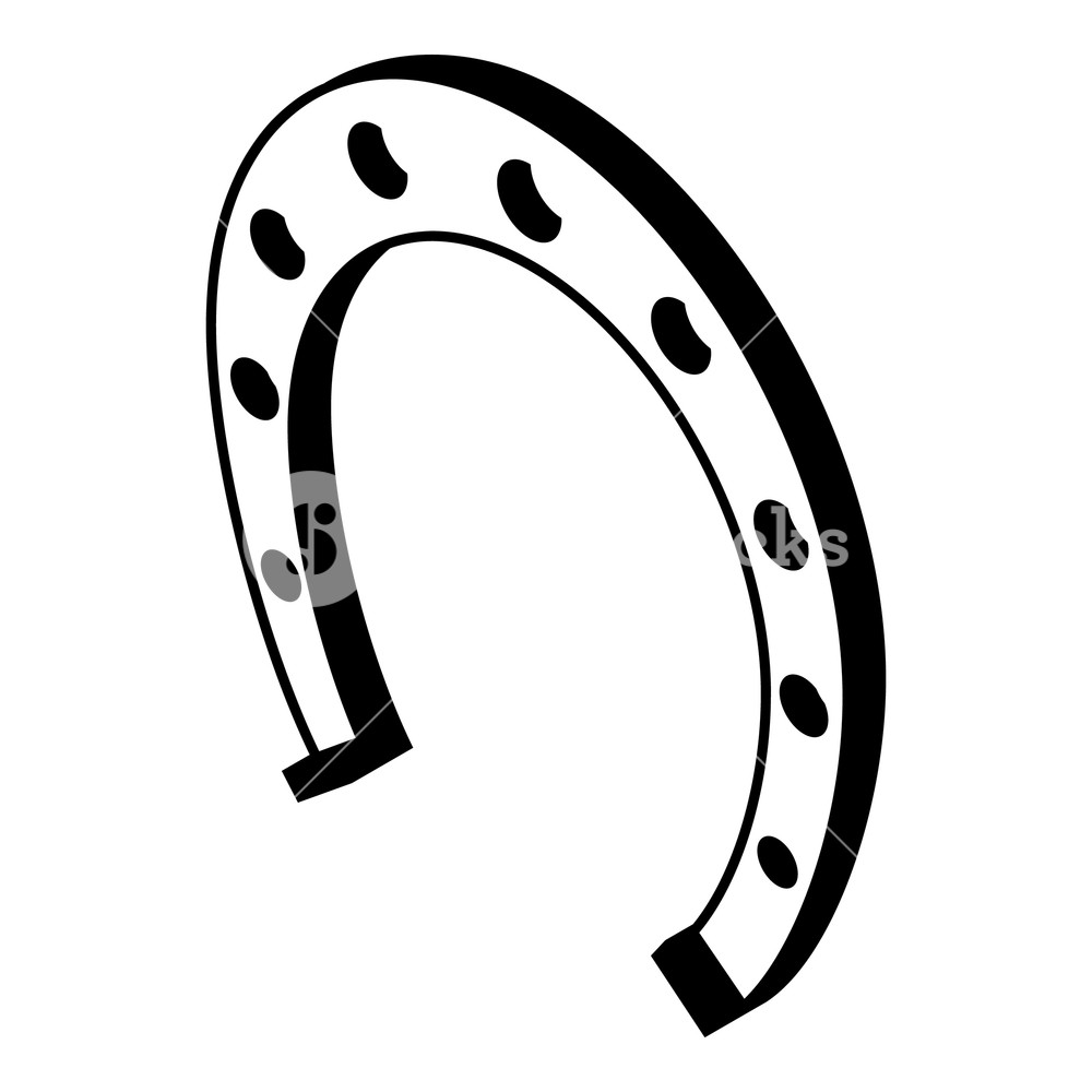 1000x1000 Horseshoe Icon Simple Illustration Of Horseshoe Vector Icon