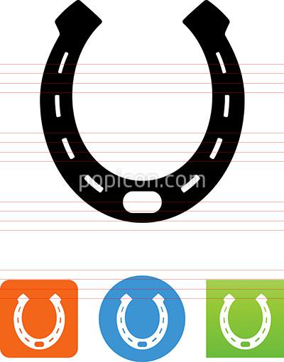 400x510 Vector Horseshoe Icon