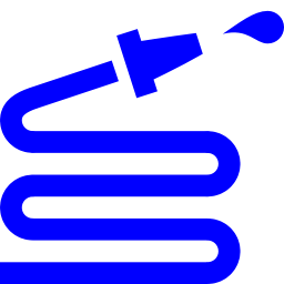 256x256 Free Blue Water Hose Icon