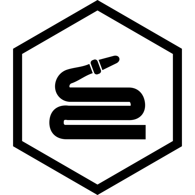 640x640 Hose Icon In Trendy Style Isolated Background, Hose, Garden