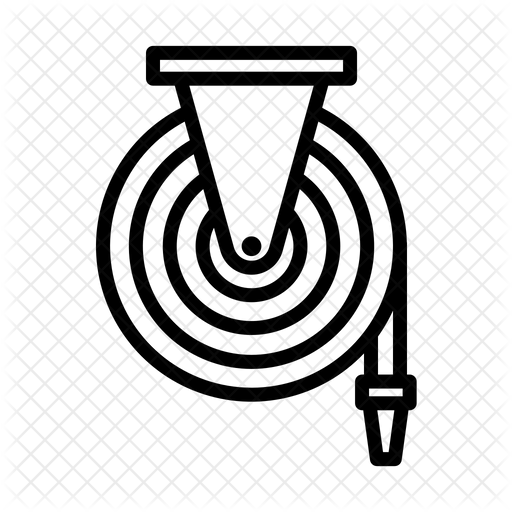 512x512 Hose Icon Of Line Style