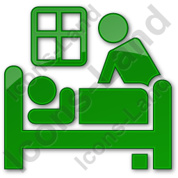256x256 Hospice Plain Green Icon, Pngico Icons