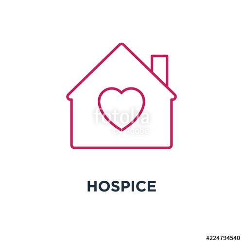 500x500 Hospice Icon Of Protection Concept Symbol Design, Love House