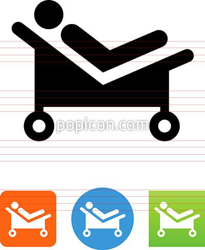 400x488 Hospital Bed Icon