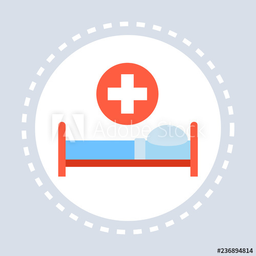 500x500 Hospital Bed Icon Healthcare Medical Service Logo Medicine