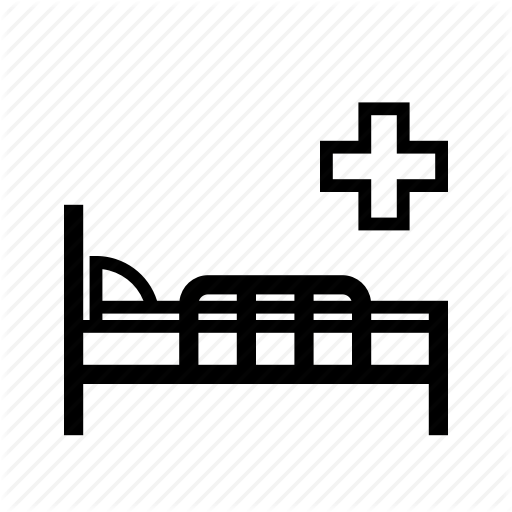 512x512 Clinic, Healthcare, Hospital, Hospital Bed Icon