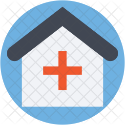 256x256 Hospital Icon Of Flat Style