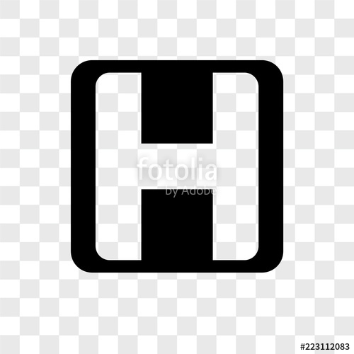 500x500 Hospital Icons Isolated On Transparent Background Modern