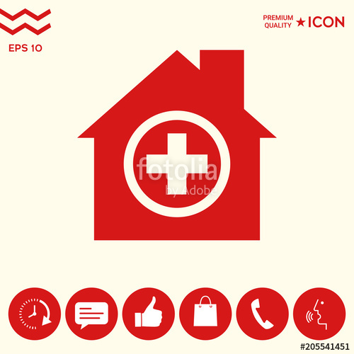 500x500 Hospital Icon Symbol Stock Image And Royalty Free Vector