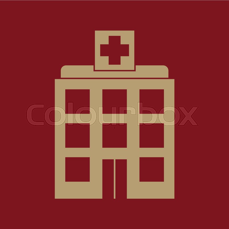 800x800 The Hospital Icon Medical And Stock Vector Colourbox