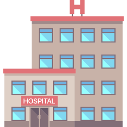 256x256 Hospital Icon Myiconfinder
