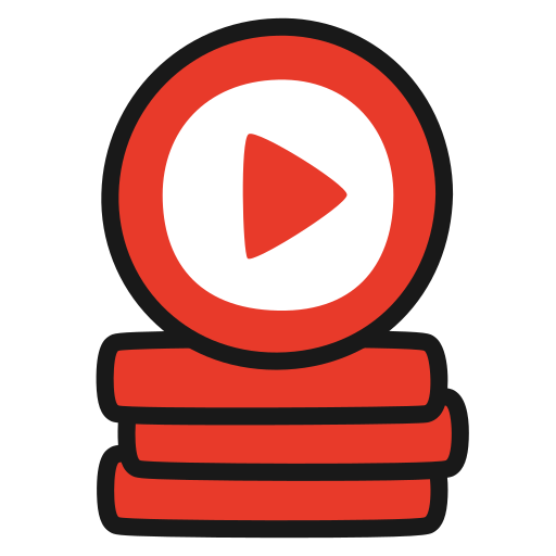 512x512 Video, Archive, Collection, Hosting Icon Free Of Youtuber