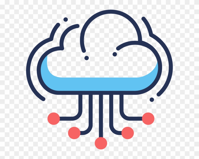 840x673 Web Cloud Hosting Bi Color Flat Icon