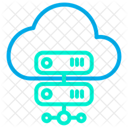256x256 Web Hosting Icon Of Colored Outline Style