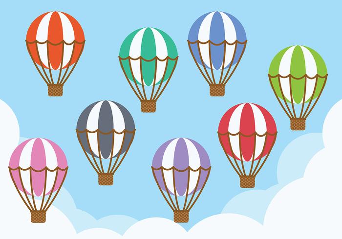 700x490 Hot Air Balloon Icon Vector