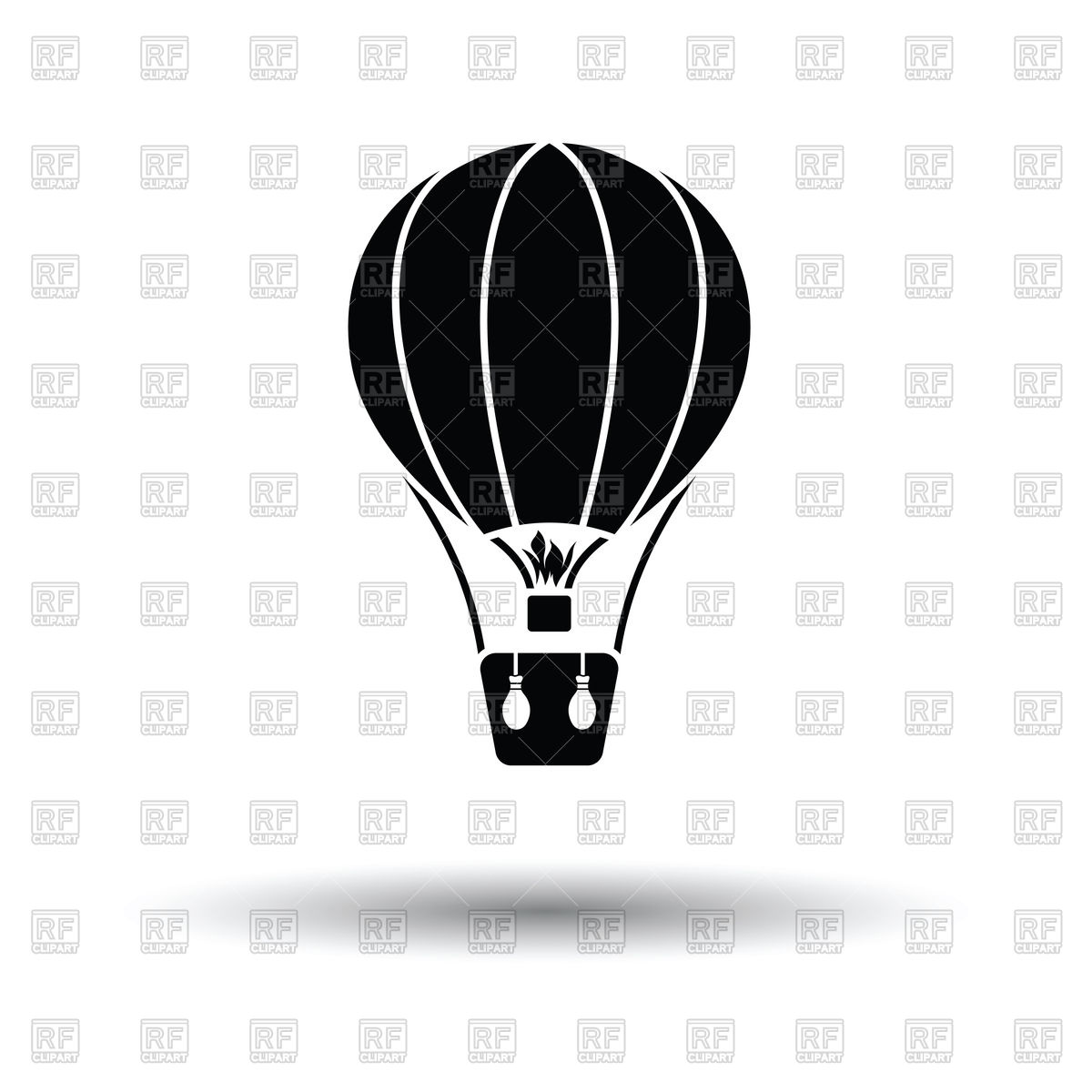 1200x1200 Hot Air Balloon Icon Vector Image Of Signs, Symbols, Maps Angelp