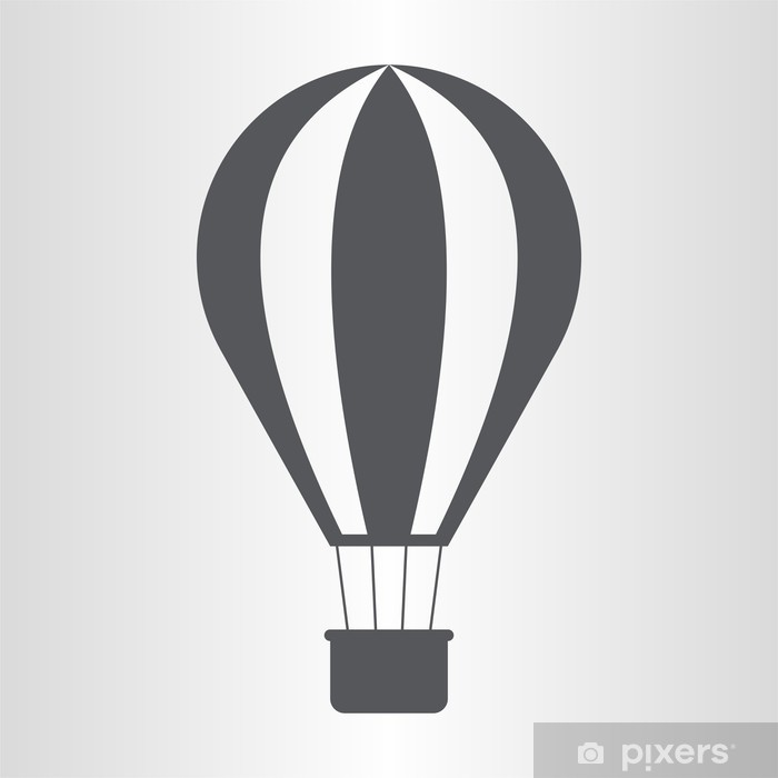 700x700 Hot Air Balloon Icon Wall Mural