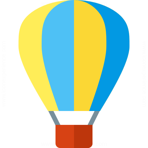 512x512 Iconexperience G Collection Hot Air Balloon Icon