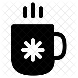 256x256 Hot Chocolate Icon Of Glyph Style