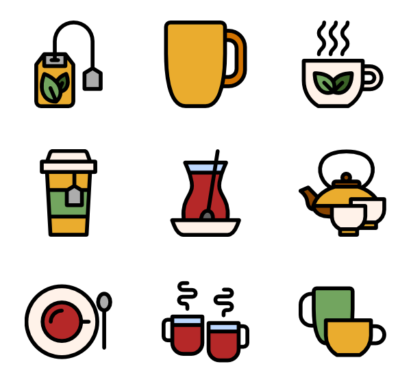 600x564 Hot Chocolate Icons