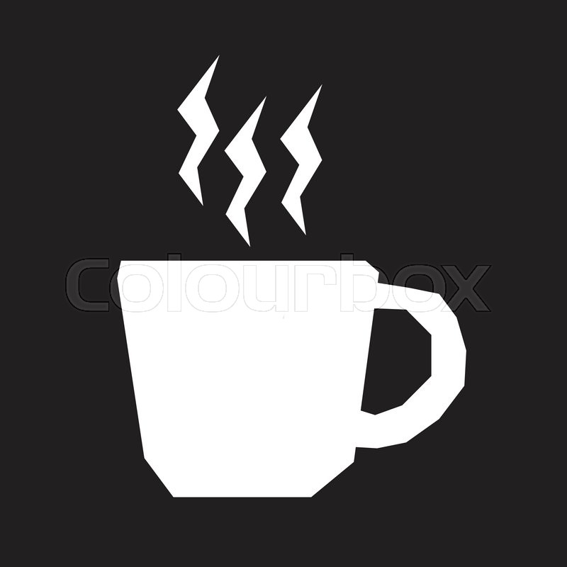 800x800 Hot Coffee Cup Icon Stock Vector Colourbox