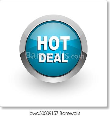 362x382 Hot Deal Icon, Art Print Barewalls Posters Prints