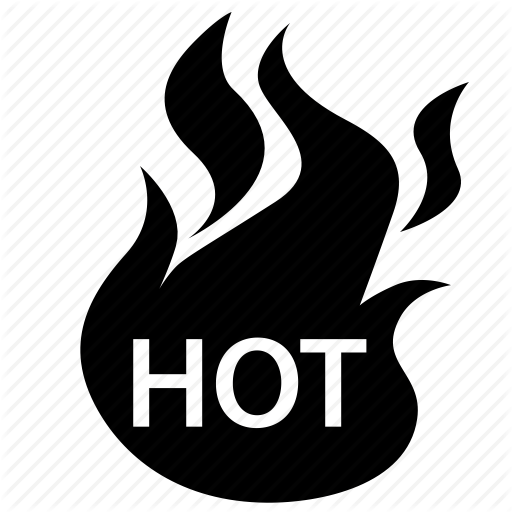 512x512 B, Hot Icon