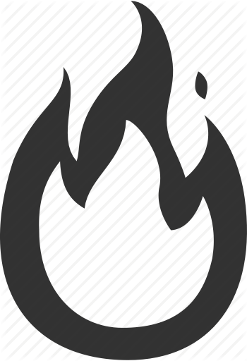 350x512 Burn, Fire, Flame, Hot Icon