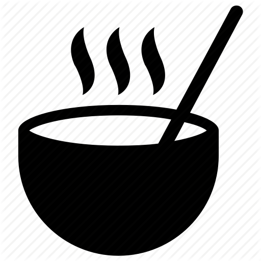 512x512 Fast Food, Hot Soup, Junk Food, Restaurant Item, Soup Bowl Icon