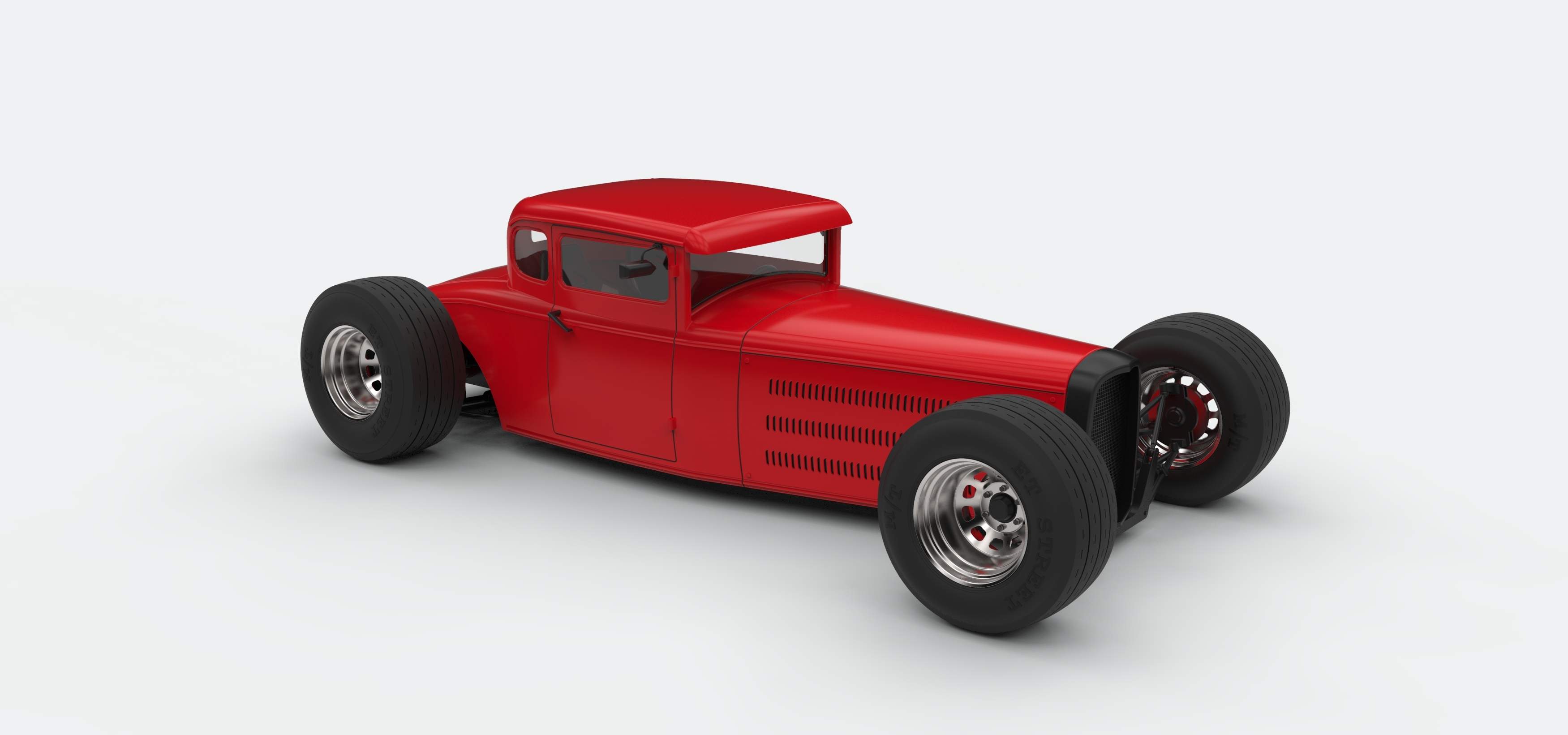 3501x1641 Hot Rod Model