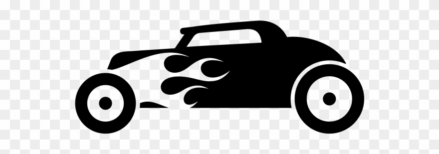 880x309 Hot Rod Rubber Stamp